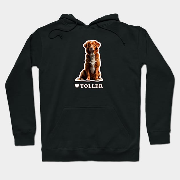 Love Toller Hoodie by PureJoyCraft